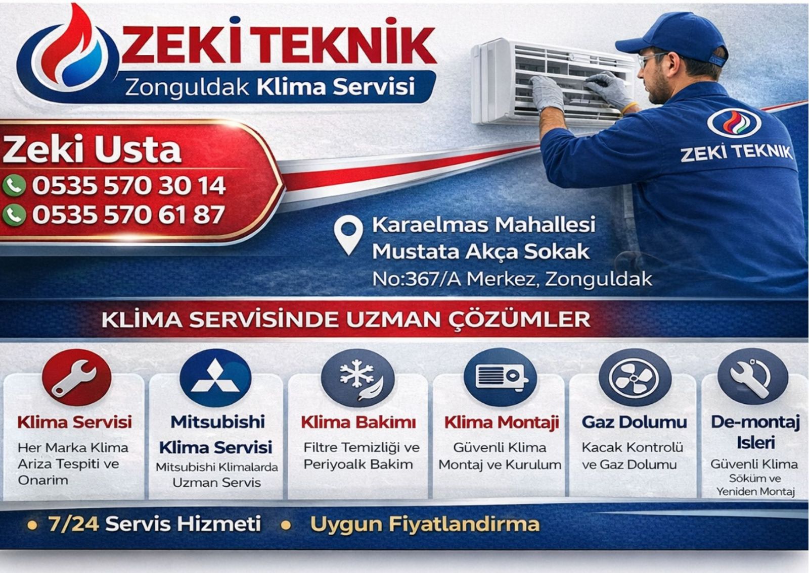 Zonguldak Klima Servisi